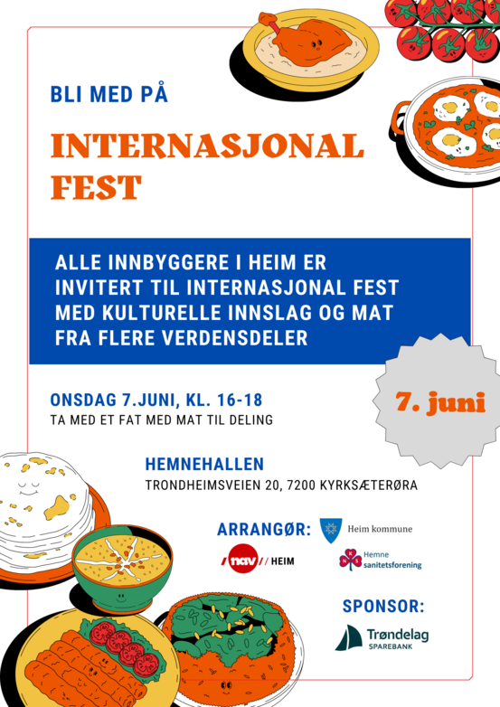 Plakat internasjonal fest