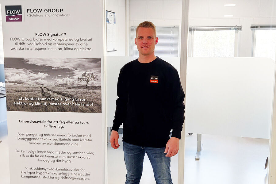 Andre Garcia de Presno begynte som ny daglig leder i FLOW Bredesen Elektro 1.juni.