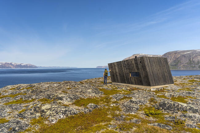 Dagsturhytta Koppmollbukta Gavesluft