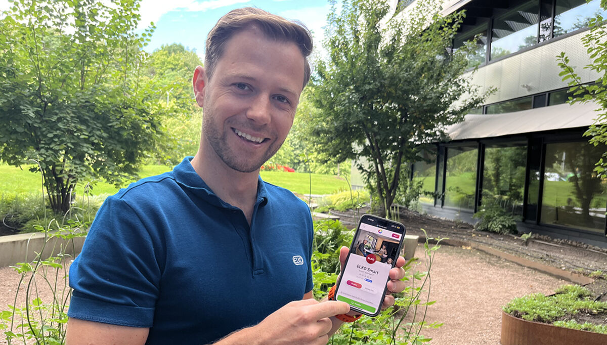 God nyhet for Smarthus-entusiaster: ELKO har lansert den offisielle ELKO Smart-appen i Homey App Store, forteller Nicolas Balzer, Strategic Business Manager for ELKO Smart.