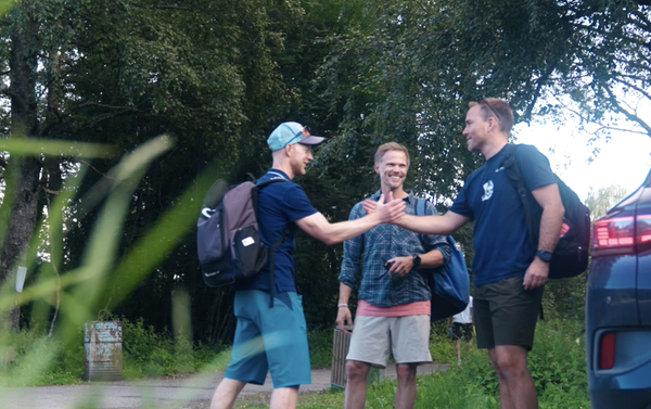 Venner som møtes