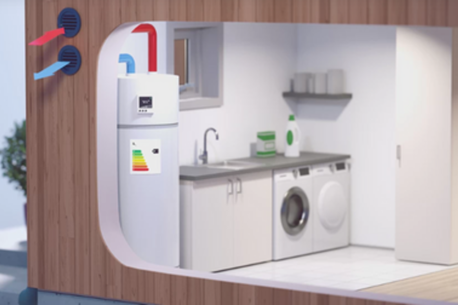 Varmepumpebereder er en energieffektiv teknologi for å varme opp tappevann i boliger.