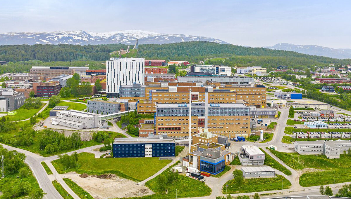 Universitetssykehuset Nord-Norge (UNN HF) i Tromsø. Foto: Glamox