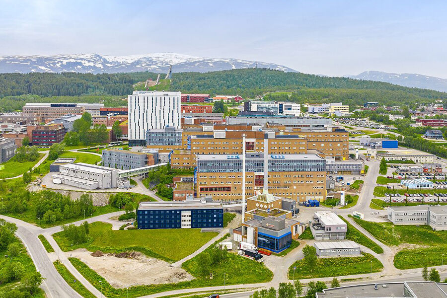 Universitetssykehuset Nord-Norge (UNN HF) i Tromsø. Foto: Glamox
