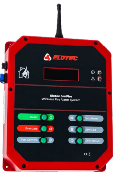 Elotec Confire er et EN54-godkjent trådløst brannalarmanlegg som er spesialutviklet for branndeteksjon under byggeperiode.