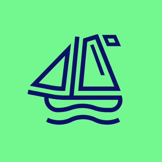 Logo blå-grønn