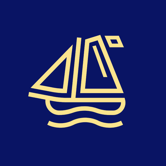 Logo gul-blå