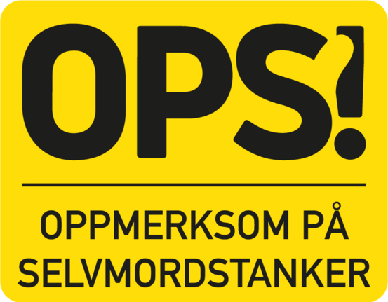 Logo for OPS! Oppmerksom på selvmordstanker