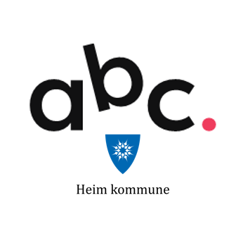 Illustrasjon: ABC logo med Heim kommune logo