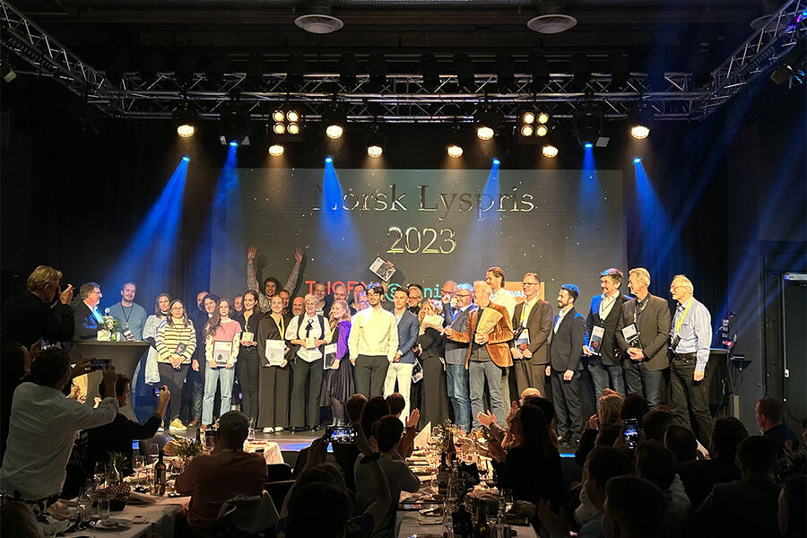 Alle de nominerte til Norsk lyspris 2023.