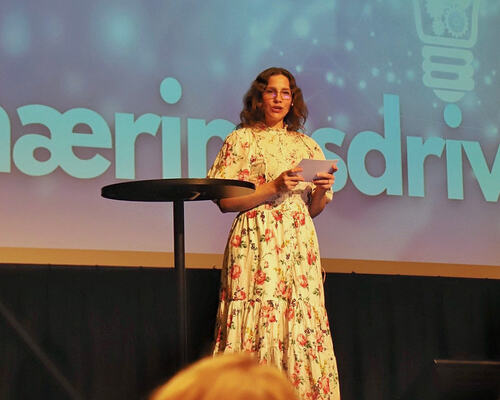 Hanne Maren Kristensen var konferansier på Næringsdriv 2023
