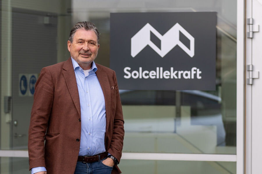 Nils-Arne Lie, daglig leder i Solcellekraft.