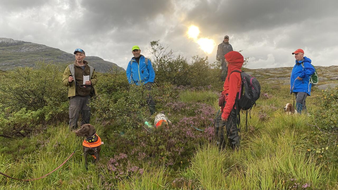 Deltakere på treningssamling på Kvamskogen