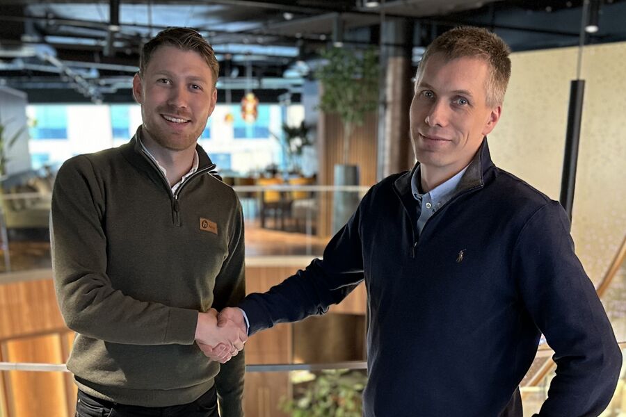 Eilef Fiska, Digital forretningsutvikler i EL-PROFFEN og Sindre Hagestrande, Industry Specialist i Holte