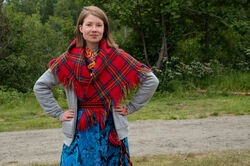 Raisa Porsanger is a Northern Sami artist. Photo: Private