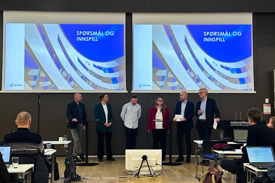 Enova presenterte nylig de nye støtteordningene for boligselskap og yrkesbygg på et seminar i regi av NBBL Foto: NBBL