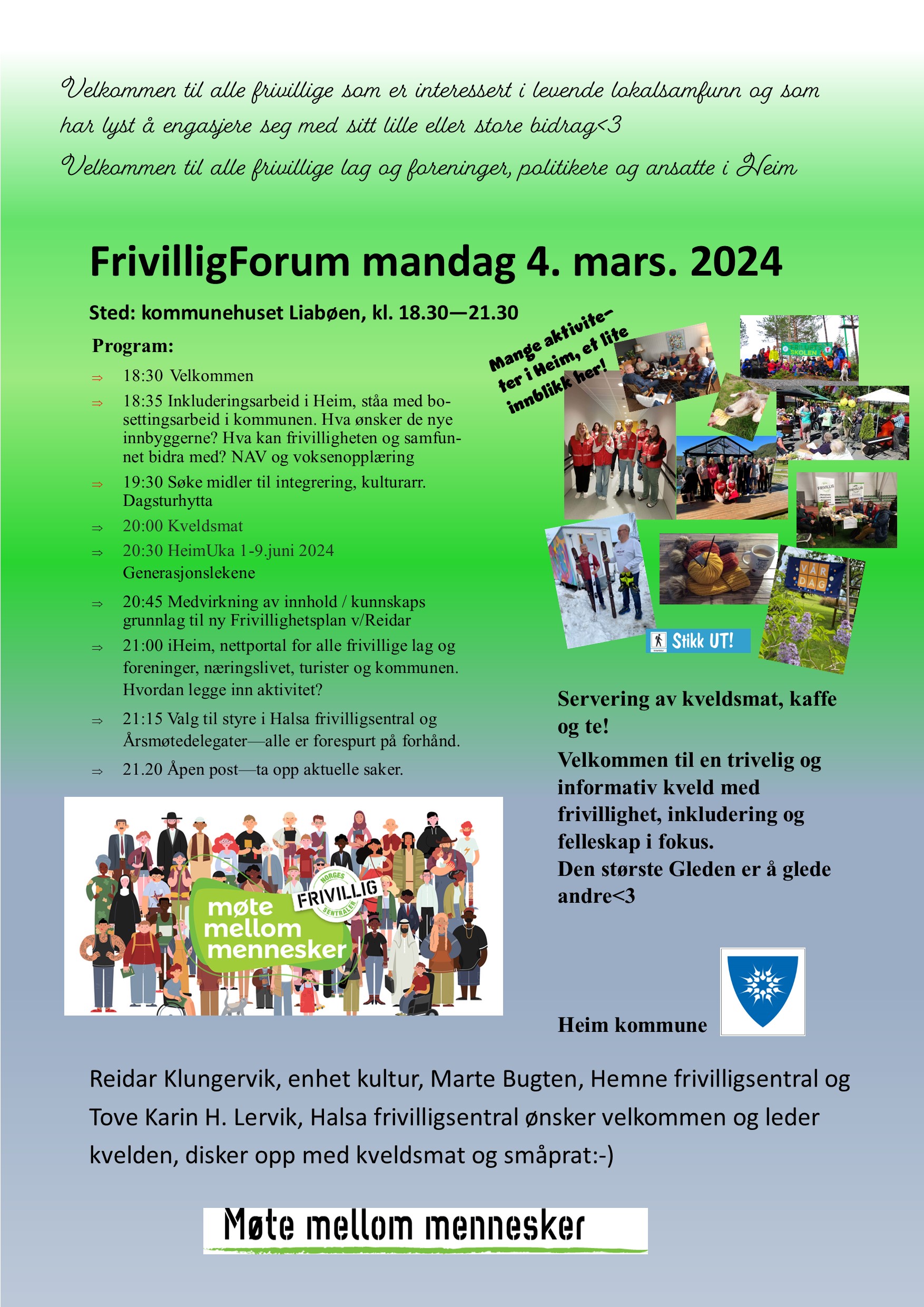 Plakat: FrivilligForum 4.mars
