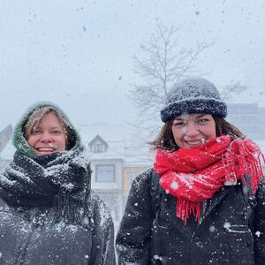 Katrine Rugeldal og Hilde Sørstrøm. Foto: Tobias Prytz