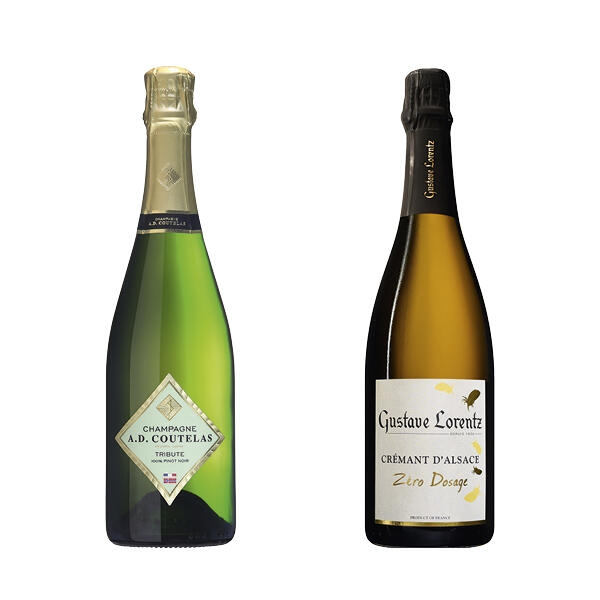 A.D. Coutelas Tribute. Pinot Noir. V.nr. 15938701. Kr. 569,90 Gustave Lorentz Crémant d’ Alsace Zero Dosage. V.nr. 16820401 Kr. 265,00