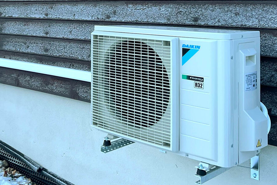 Fra 2029 blir det forbudt å omsette luft-til-luft-varmepumper med R32. Foto: Norsk Varmepumpeforening