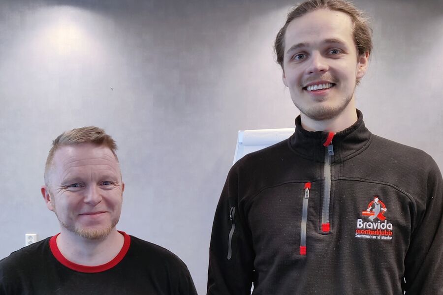 Jonas Strand og Knut-Richard Slettebø, klubbleder for Bravida Montørklubb henholdsvis i Trondheim og Oslo, er ikke i tvil om at akkord fremmer produktivitet. 