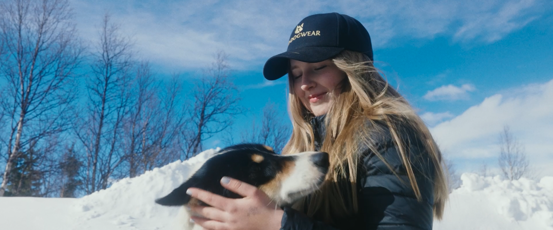 Pernille driver med hundekjøring i Gausdal