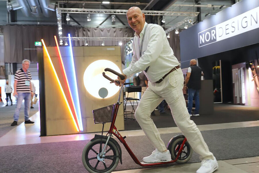 Eliaden-generalen er godt fornøyd med årets messe Foto: Tom Helgesen