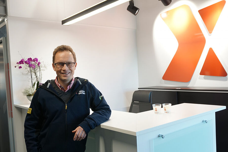 Frode Johansen, daglig leder i Elektroxperten.