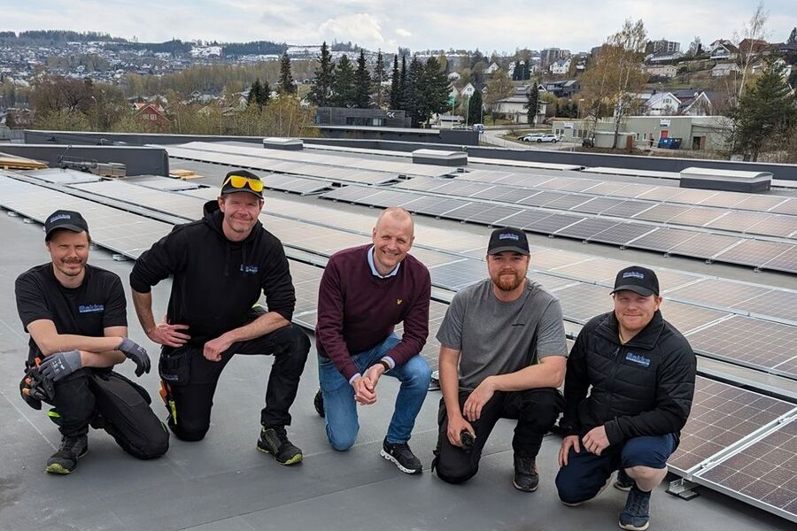 Bakke El-installasjon sørget for at Norengros reduserte energiforbruket med 37 prosent på sine lagerbygg på Gjøvik. Foto: Norengros. 