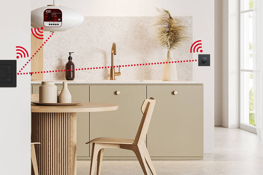 Med den nye oppgraderingen fra ELKO, kan elektrikere installere en ny lysbryter på 1-2-3, uten behov for ekstra kabling. Foto: ELKO AS. Henriette Fischer