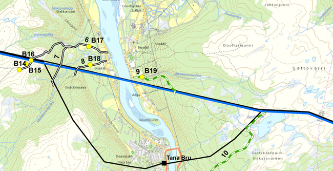 420 kV Tana bru