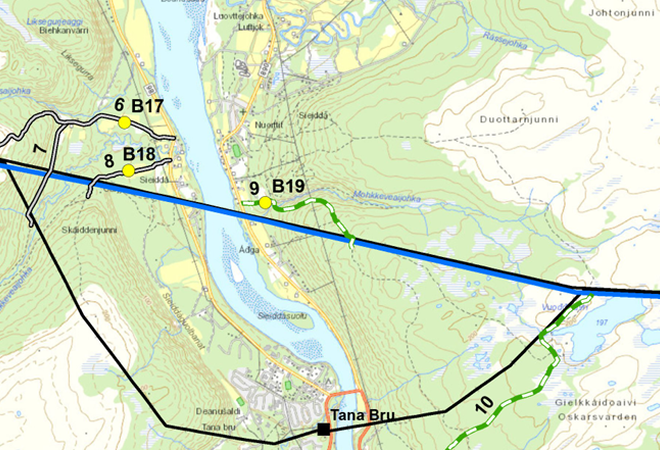 420 kV Tana bru