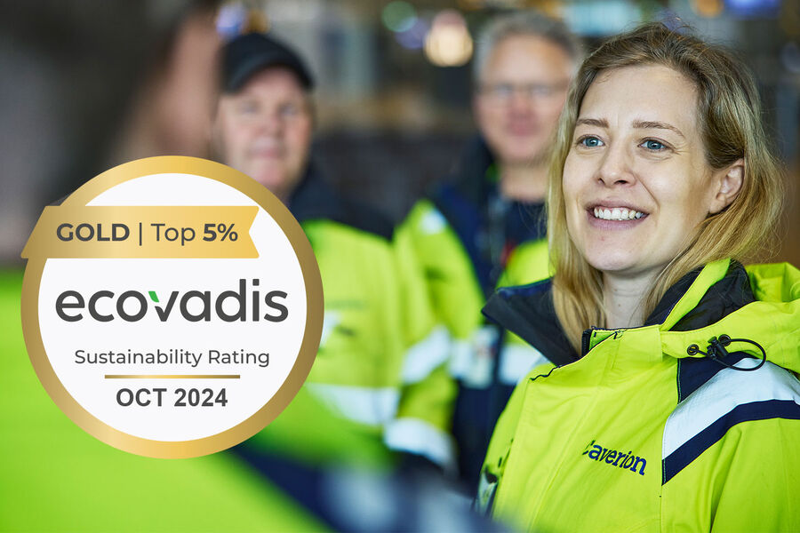Caverion Norge har mottatt gullmedaljen fra EcoVadis, en av verdens mest anerkjente evalueringer innen bærekraft. 