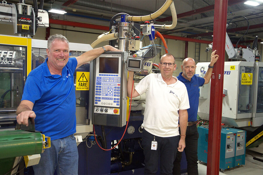 Pinds daglige leder Tarjei Neverlien, teknisk sjef/produksjonssjef Svein Roger Reberg og salgssjef Tommy Nøkling gleder seg stort til å starte produksjon av el-materiell i den tidligere Elko-fabrikken i Åmot. – Her skal det skapes produkter av høy kvalitet og mange nye arbeidsplasser, fastslår de.