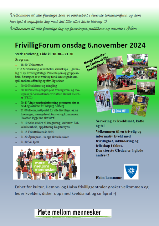 Plakat: FrivilligForum