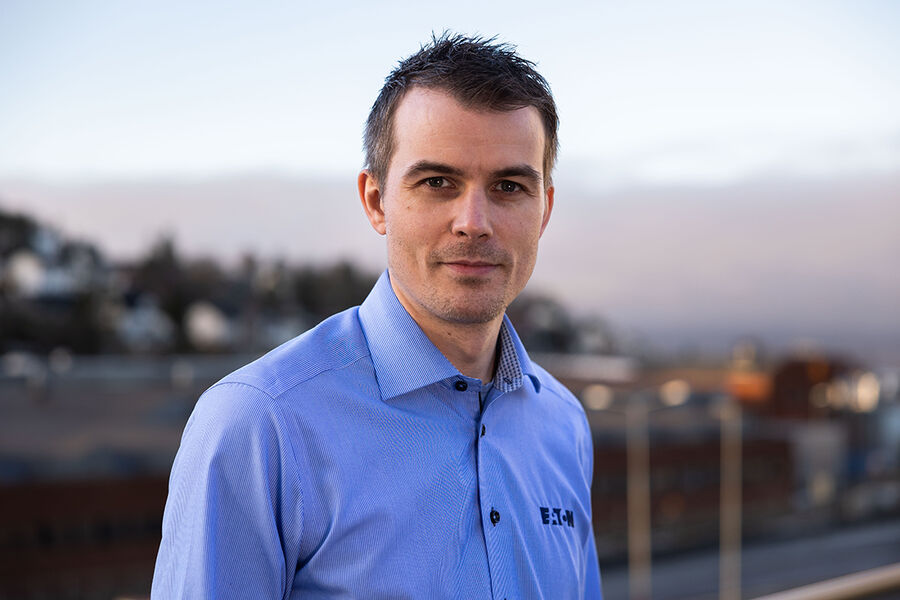 Øyvind Heløy, nordisk produktsjef i det globale energistyringsselskapet Eaton.
