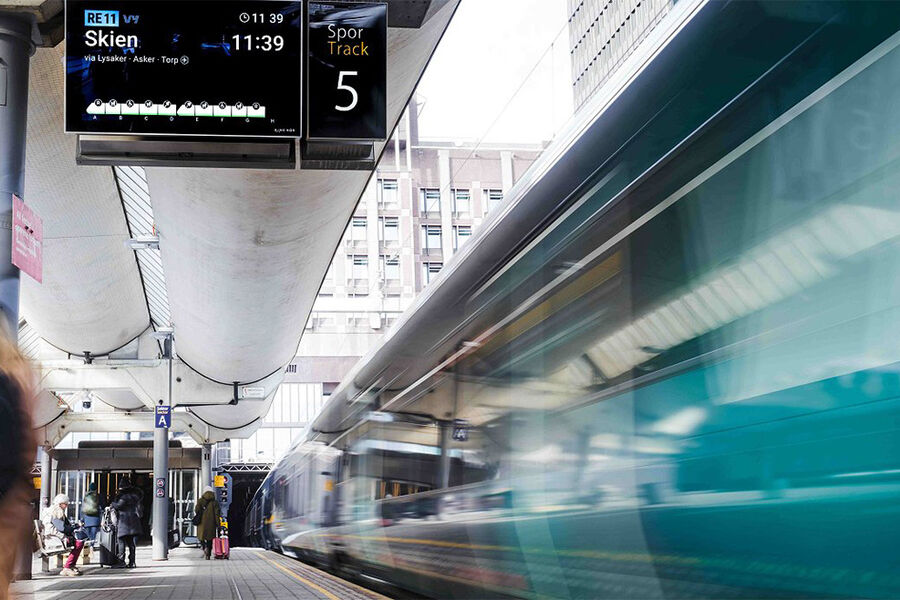 Oslo Sentralstasjon. Foto: Nikolas Gogstad Andersen/Bane NOR.