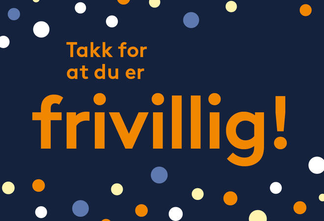 Plakat: Frivillighetens dag 2024 - takk for at du er frivillig