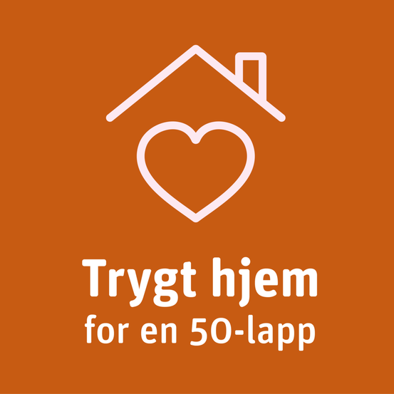 Illustrasjon: Trygt hjem for en 50-lapp