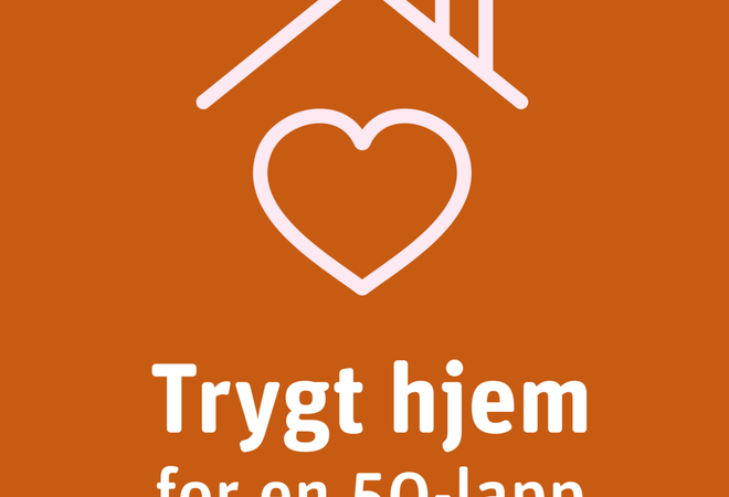 Illustrasjon: Trygt hjem for en 50-lapp