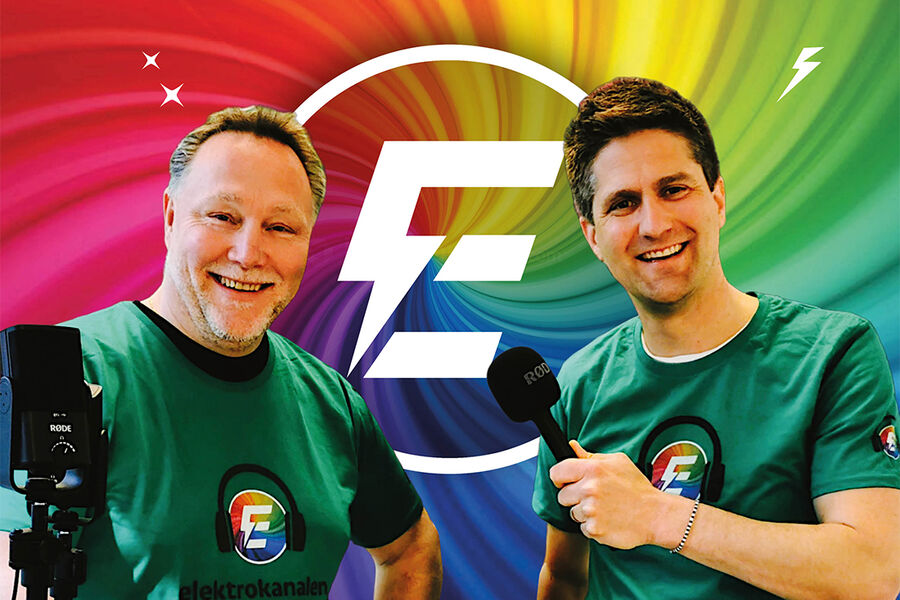 – Dette er et samarbeid som virkelig har potensial til å skape et overspenningsvern mot kjedsomhet i bransjen, sier Terje Lillemo og Brage Stenberg Johnsen, de to dynamiske lederne bak Elektrokanalen