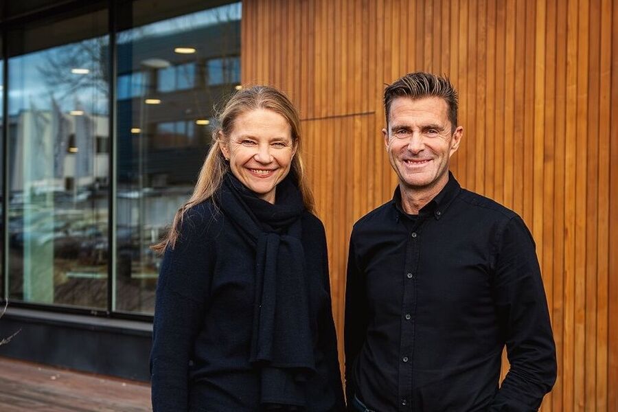 Stine Ramstad Westby og Per Arve Ekle. Foto: GK.