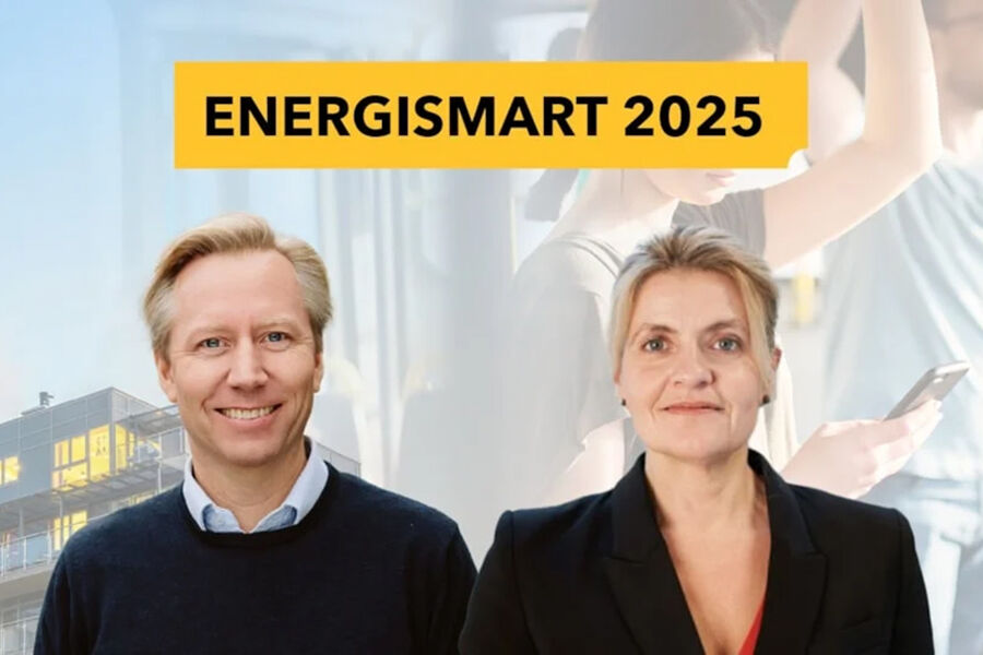 Fagsjef næringspolitikk NHO Elektro Andreas Strømsheim-Aamodt og Inger Lise Blyverket, direktør i Forbrukerrådet. Blyverket er noen av de du møter på konferansen.