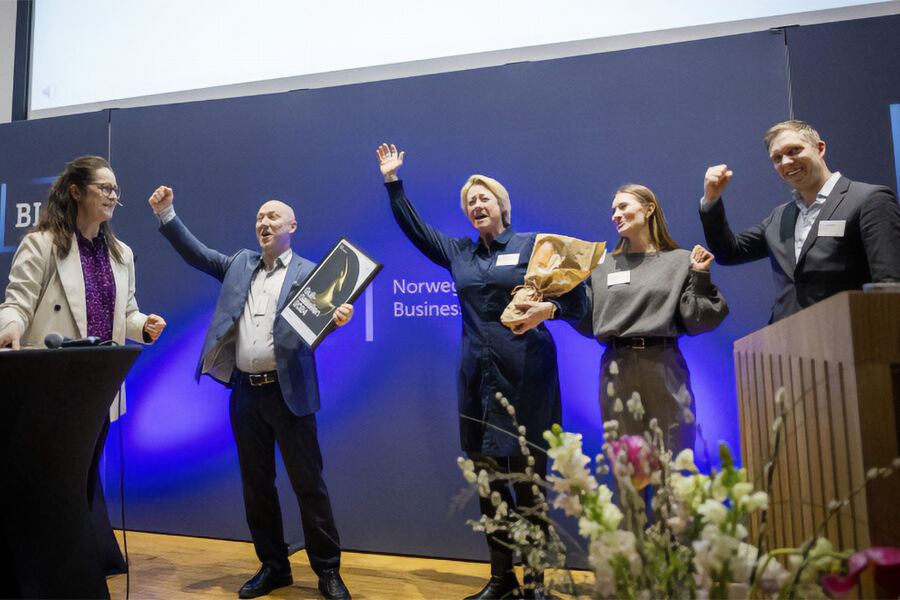 Pixii kunne juble for  Gull-gasellen for 2024 under utdelingen på Handelshøyskolen BI i Oslo. Foto: Pixiis.