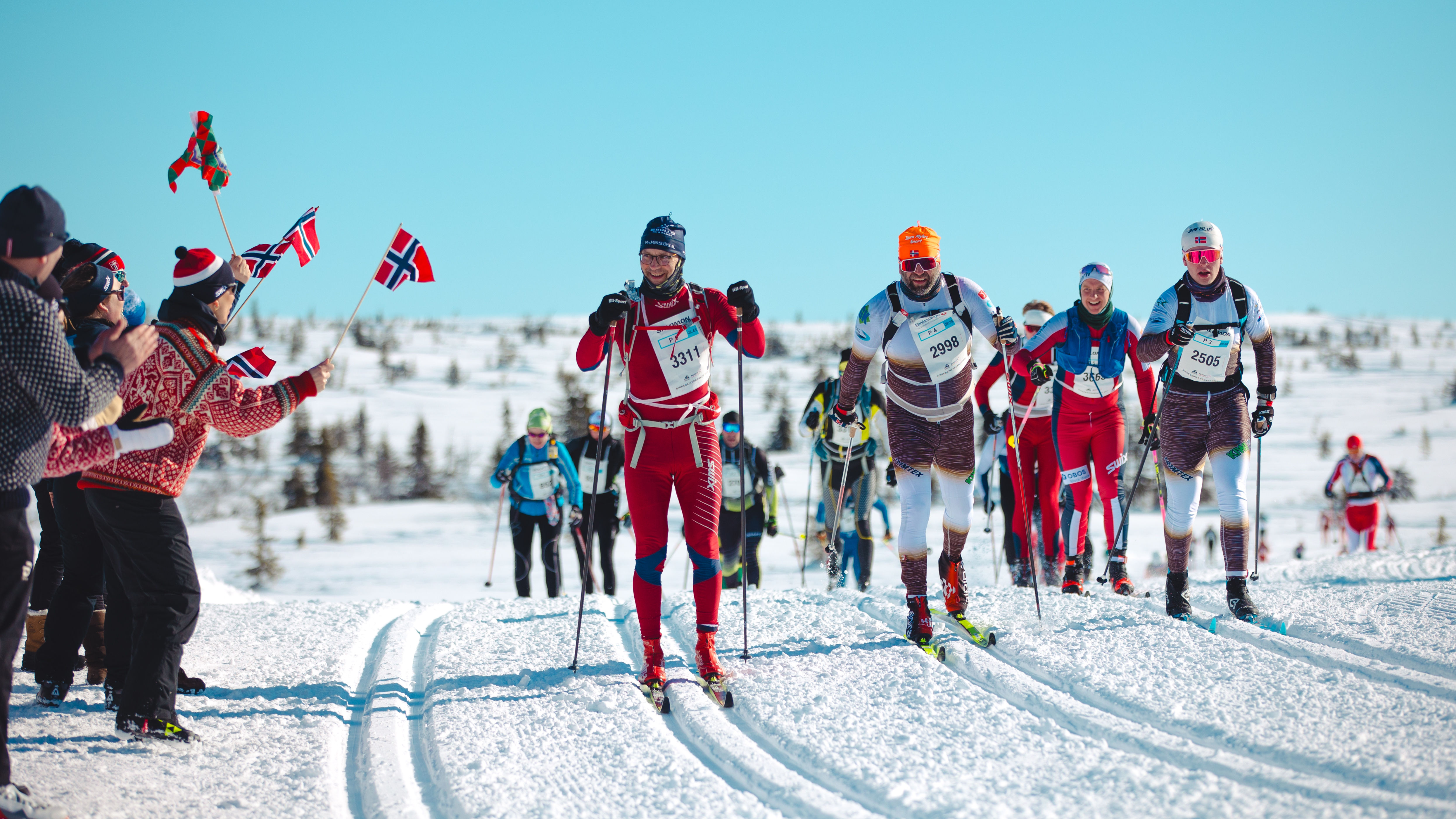 Glade birkebeinere! Foto: Emil Sjåstad Nyeng/Birken