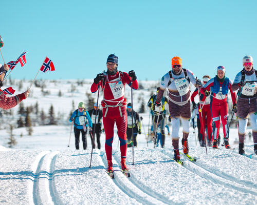 Glade birkebeinere! Foto: Emil Sjåstad Nyeng/Birken Glade birkebeinere! Foto: Emil Sjåstad Nyeng/Birken