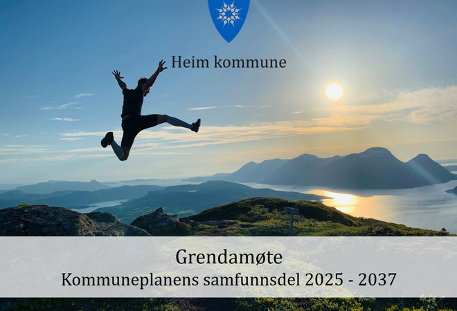 Plakat - Grendamøter i forbindelse med kommuneplanens samfunnsdel