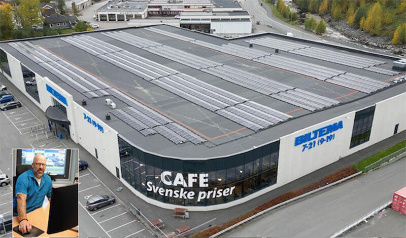 Biltema satser stort på solceller i både Sverige og Norge.