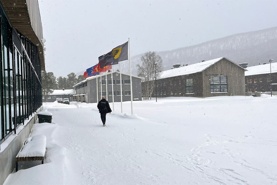 Forsvarssektorens bygg i Bardufoss. Foto: Forsvarsbygg.
