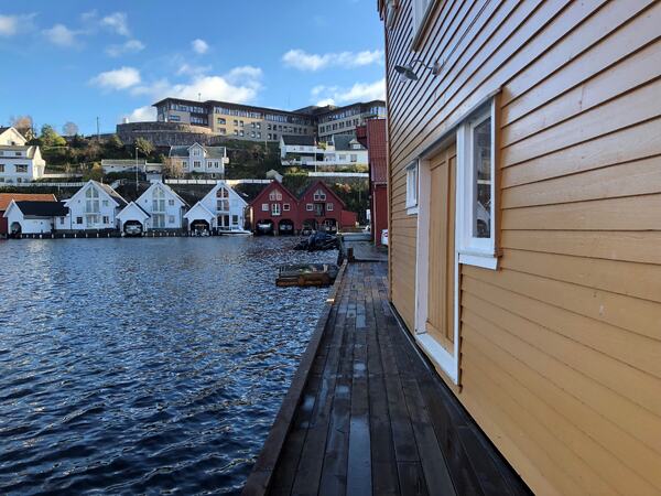 Bilde av brygge i Flekkefjord